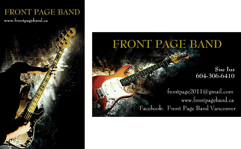 Contact Front Page Band Vancouver